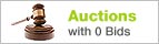 Auctions with 0 Bids