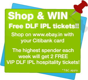 Shop & WIN Free DLF IPL tickets!!