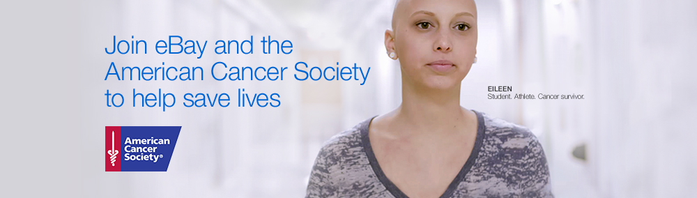 Join eBay and the American Cancer Society to help save lives