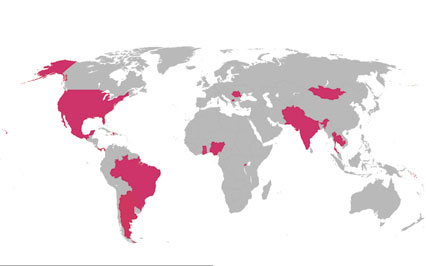 Trial countries