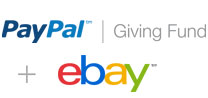 Paypal Giving Fund + eBay Logo