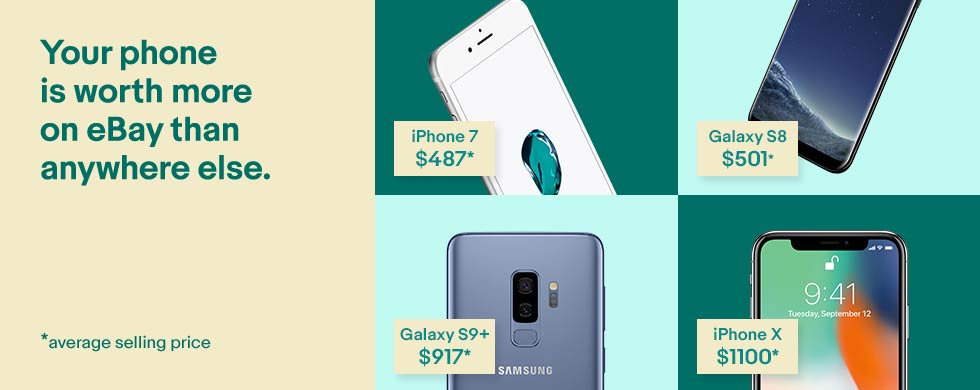 Your phone is worth more on eBay than anywhere else.